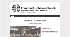 Desktop Screenshot of immanuel-amherst.org